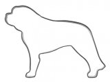 kageudstikker St. Bernard hund