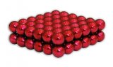 magnetiske kugler 5 mm<br>72 st  farve: rød